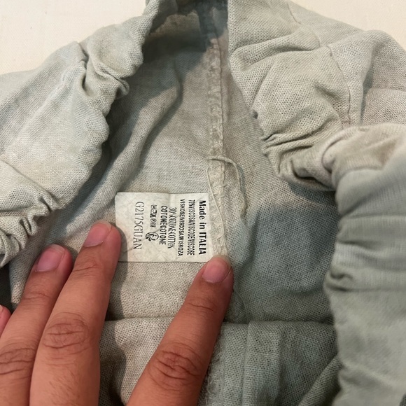 Boho two piece set. Size S. Light green sage. - Picture 9 of 12